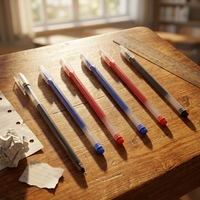 Stylo Géant Personnalisé 0,5 mm pour Signature, Promotionnel, en Plastique, avec Impression UV, Design Original, pour Bureau, Étudiants et Examens