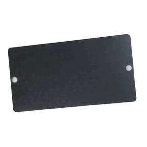 China Fabriek Custom Aluminium Blanco Platen Geanodiseerd Naamplaatje Zwart Blanks Metalen Tag - Product Image 3