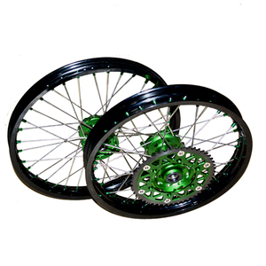 Roues Enduro entièrement en alliage d'aluminium pour moto hors route, <span class=keywords><strong>avant</strong></span> 21 arrière 18 <span class=keywords><strong>pouces</strong></span>, pour Kawasaki KXF 250 2018, livraison gratuite - Product Image 1