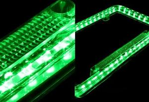 Cadre de plaque d'immatriculation à 48 LED, cadre de plaque d'immatriculation de voiture éclairé, cadre de plaque d'immatriculation, cadres de plaque d'immatriculation personnalisés - Product Image 5