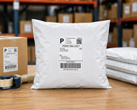 Étiquettes de retour détachables A4 LR-A4-100-150, étiquettes de bordereau d'expédition, 100 feuilles pour les étiquettes de retour d'expédition DPD UPS