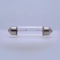 Ampoule Festoon T11 C5W 12V5W SV8.5 Ampoule Incandescente Transparente pour Accessoires de Voiture