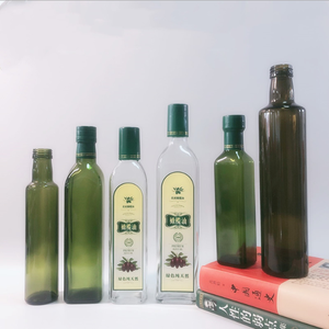 250 500 750 1000Ml Dầu Ô Liu Vuông Chai Thủy Tinh Marasca Có Nắp Vặn - Product Image 2