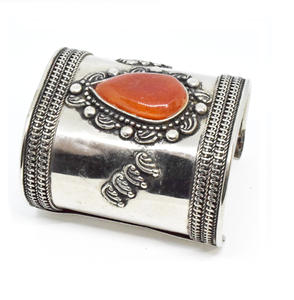 Handmade Design Sterling Natural and Bracelet Jewelry Cuff Bracelet <b>Gold</b> Plated Cuff Bracelet - Product Image 2