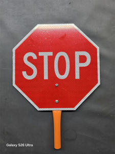 Panneau Stop/Lentement avec poignée et bâton - Product Image 2