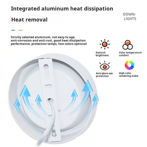 3cm siêu mỏng lỗ-miễn phí <span class=keywords><strong>Led</strong></span> Downlight rõ ràng chiếu sáng xuống ánh sáng cho khách sạn lối đi phòng ngủ hộ gia đình Trần cài đặt - Product Image 4