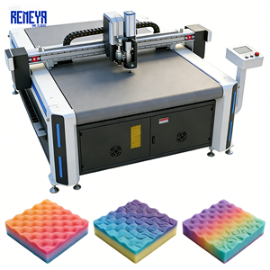 REMEYA Industrial Acoustic Foam <b>Vibrating</b> Knife Cutting System with Precision Tolerance for High Density Polyurethane Panels - Product Image 1