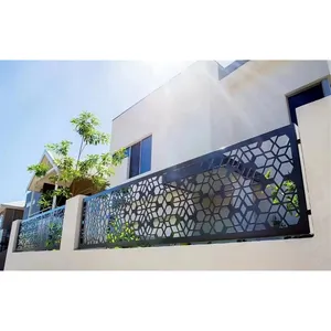 High Quality Decorative Fence Panels Metal Aluminum Security Wall Panel Fence