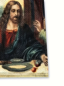 Pantalones cortos de secado rápido para hombre, ropa de calle de estilo americano, equipo atlético informal para correr y baloncesto con estampado de la Última Cena, dropshipping - Product Image 3