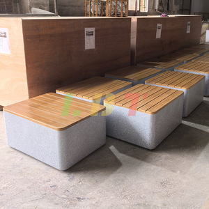 Libit Fiberglass Imitation Stone <b>Bench</b> Lbt-7841 Durable <b>Indoor</b> Mall Furniture - Product Image 2