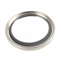 Fabricant de joints mécaniques en acier inoxydable PTFE de haute qualité pour compresseur d'air à double lèvre, joint d'huile PTFE
