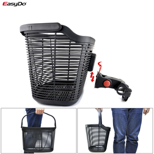 Cesta frontal para manillar de <span class=keywords><strong>bicicleta</strong></span> de montaña, accesorio de liberación rápida y fácil de instalar, extraíble, PP - Product Image 4