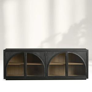 Gabinete de <span class=keywords><strong>TV</strong></span> RH American Country Oak, gabinete de exhibición de gama alta, consola de medios de lujo - Product Image 2