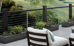 Rampe <span class=keywords><strong>de</strong></span> protection en câble d'acier inoxydable Prima Modern pour <span class=keywords><strong>mezzanine</strong></span> d'appartement, <span class=keywords><strong>balustrade</strong></span> en fil métallique <span class=keywords><strong>de</strong></span> haute qualité avec système <span class=keywords><strong>de</strong></span> poteaux - Product Image 3