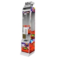 SUNMO mini grue à griffes distributeur automatique Machine de capture de poupée pour enfant jouet en peluche grue d'arcade machine de poupée avec accepteur de facture
