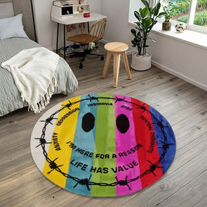 Tappeto da salotto in lana con ciuffo a mano tappeto da salotto per <span class=keywords><strong>bambini</strong></span> Anti-fuoco Anti-batteri Area di protezione tappeto - Product Image 5