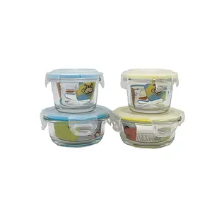 Reihey Baby Food Containers Freezer Safe Baby Storage Containers for Food with Food Grade Lids Microwavable and bpa Free