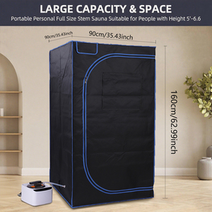 Sauna à vapeur humide portable d'intérieur à prix abordable pour salon, entraînement personnel et <span class=keywords><strong>spa</strong></span> corporel, réduit le stress - Product Image 2