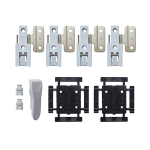 Poulie de <span class=keywords><strong>porte</strong></span> coulissante <span class=keywords><strong>Hettich</strong></span> Wingline L, accessoires pour armoire coulissante, nickel, utilisation en cuisine et salle de bain, ressort de pression - Product Image 3