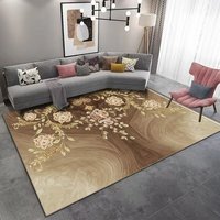 Luxuriöser Wohnzimmerteppich Hochwertiger Schlafzimmer-Bettvorleger Fußmatte Kristallvelours-Teppiche