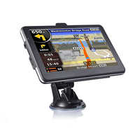 Sistema de Navegación GPS Satelital para Tablero de Camión, 256 MB y 16 GB, Sistema de Navegación GPS Global Portátil de 7 Pulgadas con Actualizaciones de Mapas de Toda la UE
