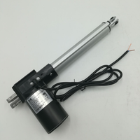 Actionneur linéaire haute vitesse 24VDC/12V pour fauteuil inclinable de lit d'hôpital, moteur pas à pas DC à balais à faible bruit 6000N