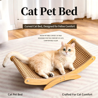 Planche à gratter pour chat tissée haute densité, anti-griffures, résistante à l'usure, douce, respirante, sans peluches, protection des pattes pour chats d'intérieur