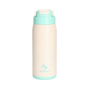 Calmood Stainless Steel Vacuum Water <b>Bottle</b> 500Ml Insulated Travel Cup Straight Design Portable Outdoor Use - Product Image 3