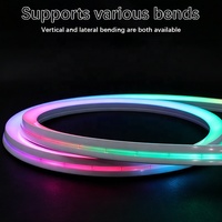 Bande LED en silicone 1616, installation encastrée latérale, extrudée tout-en-un, résistante aux intempéries, flexible, éclairage néon, certifiée CE