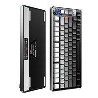 Teclado Mecánico YINDIAO Y75Pro de 81 Teclas, 75%, Aluminio CNC, Tri-Modo, Gasket, Intercambiable en Caliente, RGB, para Juegos y Oficina