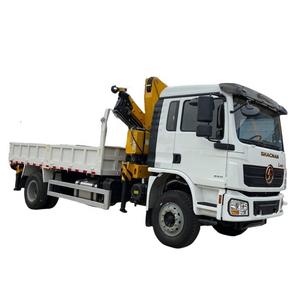 Camión de Plataforma Plana de Servicio Pesado Shacman 4*2 con Grúa L3000, Camión de Plataforma Plana con Brazo Plegable Autocargable Móvil con Grúa Montada en la Plataforma Plana en Venta - Product Image 1