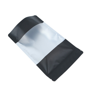 Trong kho rõ ràng cửa sổ đứng lên doypack nhựa thực phẩm túi bao bì Túi với dây kéo cho doanh nghiệp nhỏ - Product Image 1