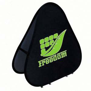 Banner Publicitario Personalizado Ecológico, Portátil, de Tela, Impreso con Serigrafía, Plegable Horizontal para Ferias Comerciales - Product Image 5