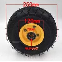 Pneus sans air robustes en acier massif pour roues de convoyeur, roulements centraux 5/8, pneus extérieurs personnalisés – Offre Spéciale