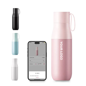 Insulated Stainless Steel Sports Water Flask App UV Self-Cleaning Electronic Smart <b>Bottle</b> with <b>Coffee</b> Mug Warmer - Product Image 1