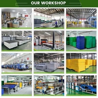 Kotak Penyimpanan Plastik PP Lipat Harga Pabrik, Desain Tahan Air & Dapat Didaur Ulang untuk Ekspor Sushi, Permen Karet, Mie, Pengiriman Laut