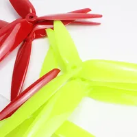 Gemfan Flash 7040 3 Blade FPV Propeller Plastik PC CW CCW 5mm Mount untuk Model RC Freestyle Jarak Jauh