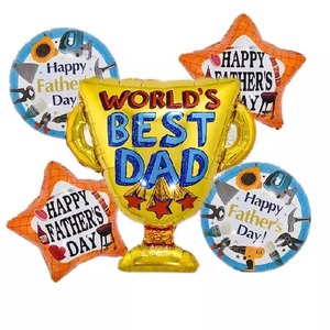Globo de Mylar de 18 Pulgadas con Diseño de <span class=keywords><strong>Feliz</strong></span> Día del Padre, Globo de Helio para Decoración de Fiesta del Día del Padre, Regalo para la Celebración del Día del Padre - Product Image 5