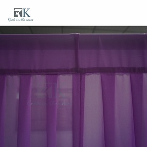 Elegant Purple Drape Partition with Detachable Frame Pipe Kit and Drape for Wedding Decoration - Product Image 6