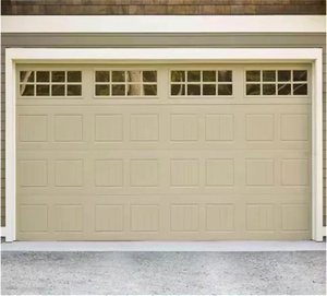 Porte de <span class=keywords><strong>garage</strong></span> <span class=keywords><strong>double</strong></span> sectionnelle American Country 16x8 Porte de <span class=keywords><strong>garage</strong></span> à rabat 9x8 isolée en <span class=keywords><strong>bois</strong></span> massif - Product Image 6