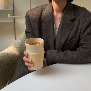 Mug à café réutilisable biodégradable en PLA de 12 oz/15 oz, respectueux de l'environnement, compatible lave-vaisselle, logo personnalisé OEM/ODM, cadeau écologique promotionnel - Product Image 3