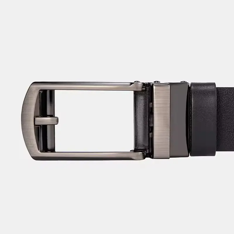 Ceinture à boucle automatique en cuir de vachette Offre Spéciale de 3.5 cm de largeur