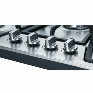 Cocina de <span class=keywords><strong>Gas</strong></span> de Acero Inoxidable con 5 Quemadores Integrados, Fabricada en China, con Encendido Eléctrico Automático para Uso Comercial en Hoteles y <span class=keywords><strong>Cocinas</strong></span> - Product Image 3