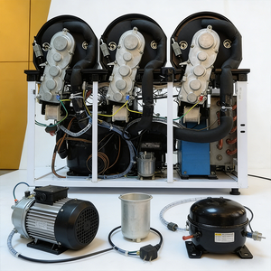 Macchina per Slush Commerciale HELAXEN XRJ15X2 in Acciaio Inox, Macchina per Bevande Congelate 220V per Ristoranti e Negozi di Tè al Latte - Product Image 5