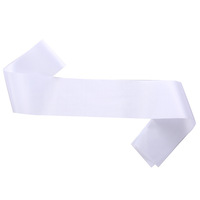 Écharpe en satin personnalisable, design uni, pour concours de beauté, remise de diplôme, mariage, enterrement de vie de jeune fille, décoration de fête