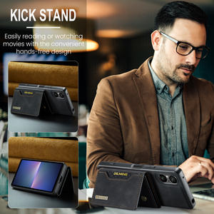 Porte-cartes magnétique de luxe portefeuille étui en cuir PU pour Sony <span class=keywords><strong>Xperia</strong></span> 5v 10v <span class=keywords><strong>1v</strong></span> pour Huawei P50 Pro couverture de téléphone - Product Image 3