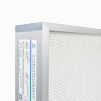 Filtre HEPA à bord coupé JF-HF-KE H14, joint en gel liquide réutilisable, testable PAO pour diffuseur d'évacuation de salle blanche de classe A/B