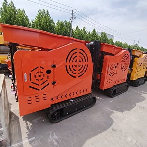 Trituradora de Piedra Compacta Multiusos HTJC-430, Trituradora de Mandíbulas Móvil sobre Orugas para Triturar Piedra y Roca, Mini Trituradora sobre Orugas - Product Image 1
