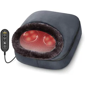 Massageador de pés shiatsu com relaxamento traseiro, equipamento de aquecimento