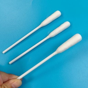Bâtonnets en PP jetables de 10 mm avec grande tête ronde, coton-tiges pour le soin du cuir chevelu avec tête en coton de 40 mm de long - Product Image 1